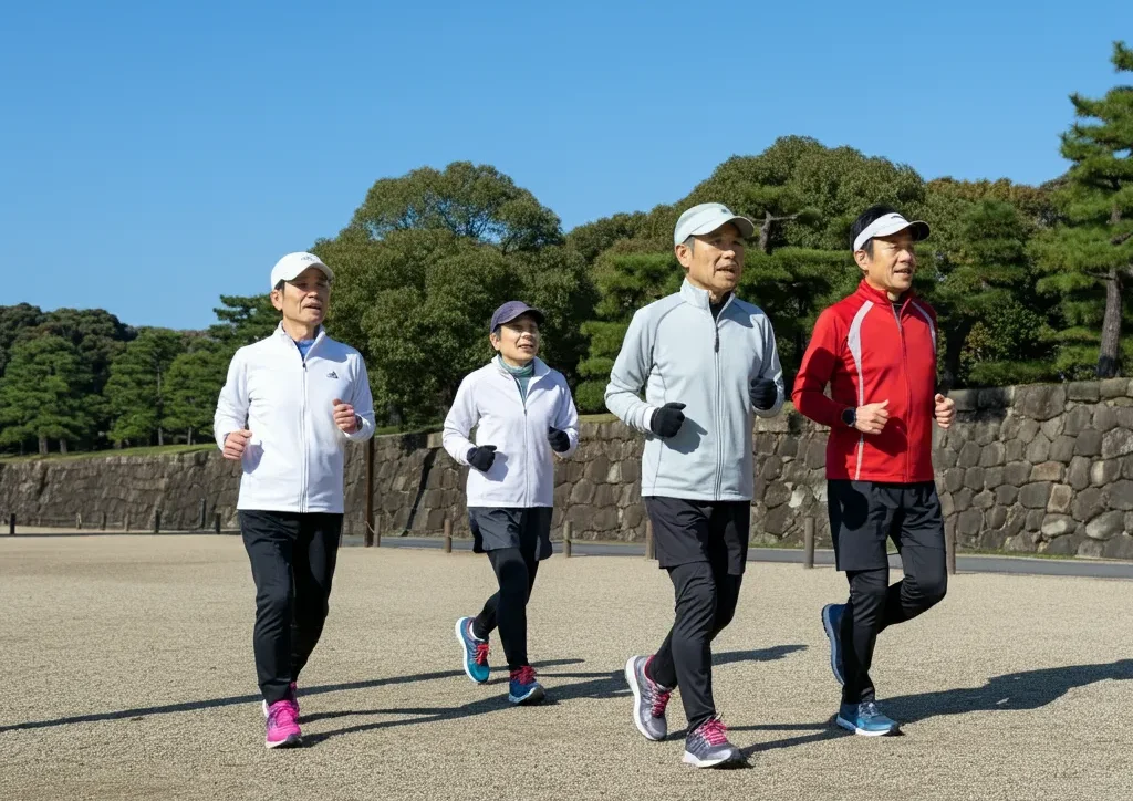 皇居でウォーキング